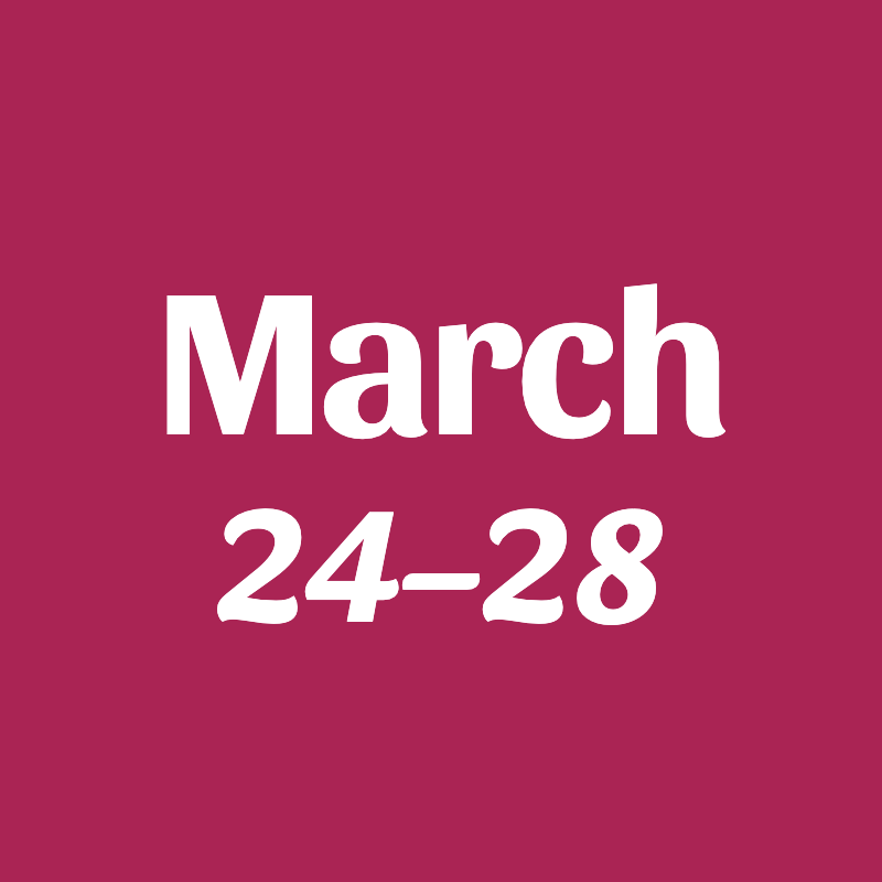 Sewing on the Coast · March 24–28, 2027